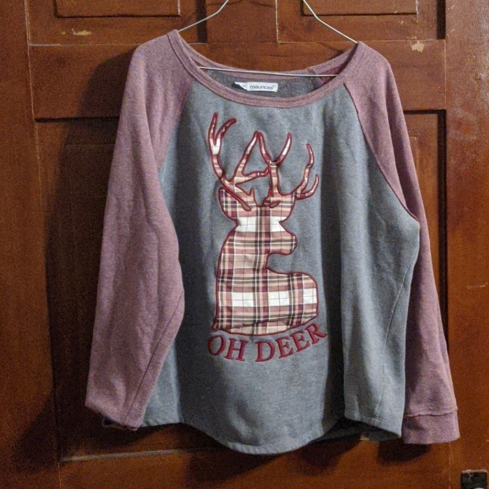 Maurice's Oh Deer sweatshirt